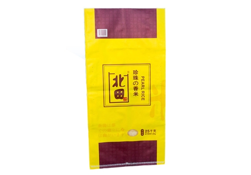 Color printing rice plastic woven bag